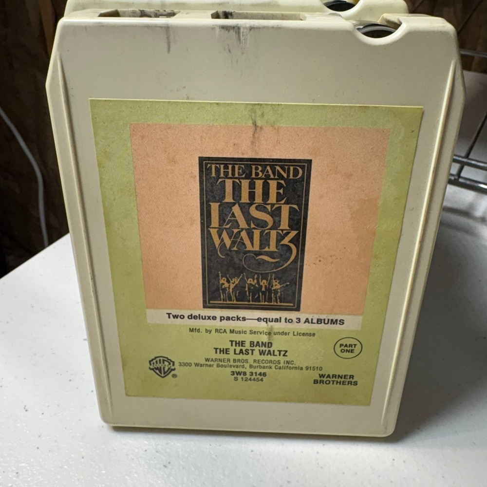 The Band The Last Waltz Part One 8-Track Tape 1978 Warner Bros 3W8 3146 Vintage